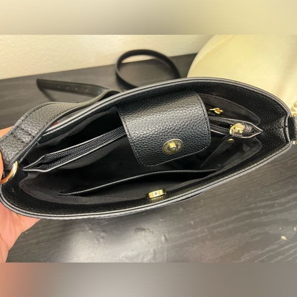 Nanette Lepore Loren Black Bucket Bag Purse - Picture 8 of 15